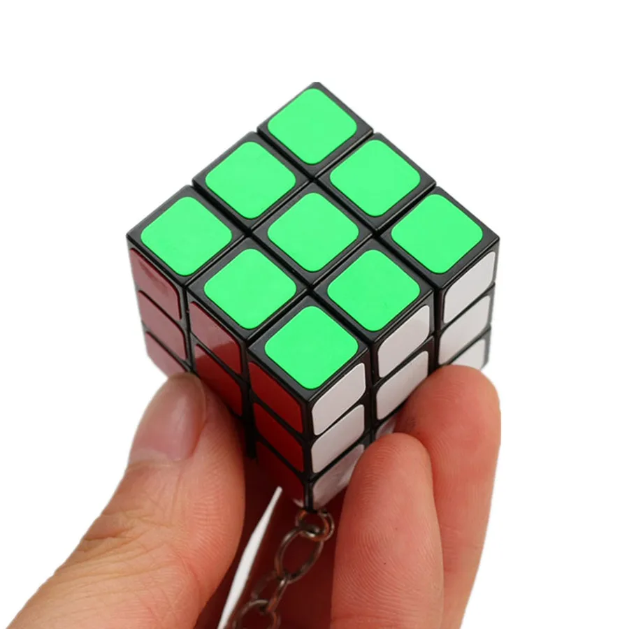 

Magic Cubes Keychain 3x3x3 3CM Magic Cubes Gift Magic Cube Pendant Twist Puzzle Toys for Children