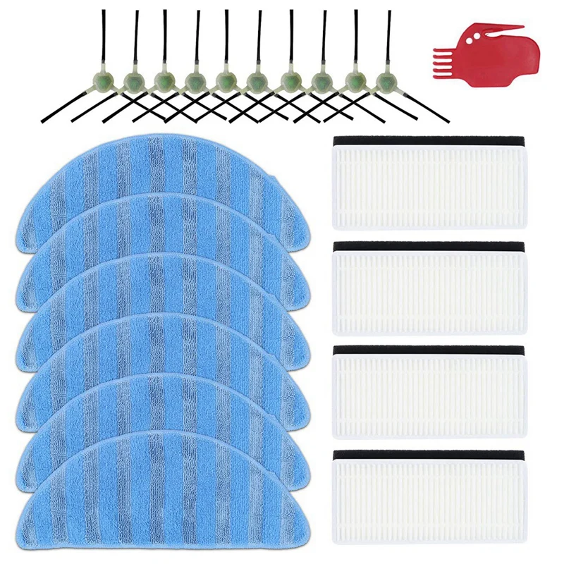 

Replacement Parts Side Brushes Hepa Filters Mop Pads For Lefant M200 M201 M501 Robot Vacuum Cleaner Accessories