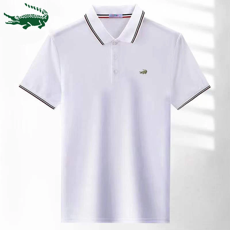 

Мужская рубашка-поло с коротким рукавом, с вышивкой