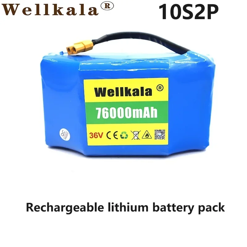 

Aviation Arrival 18650 10S2P 36V Lithium Ion Rechargeable Battery Pack Charger for: Balanced Cars, Tricycles, Scooters, Etc