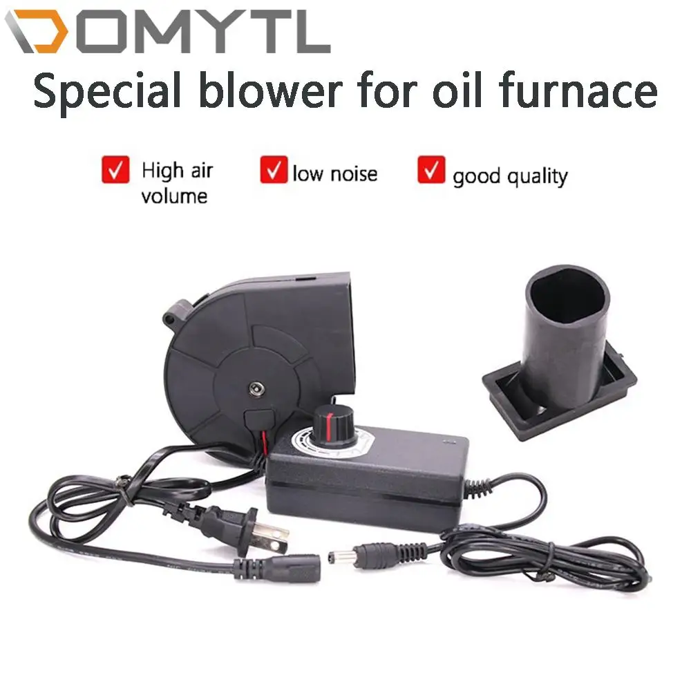 9733 Blower Small 9733 Waste Oil Stove Blower Tool Wood Stove Household Speed Control 220V Heating Stove BBQ 12V Multi-function