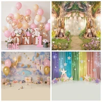 pink 1st birthday balloon party baby toy bear celebration family shoot portrait photo backdrop photo background photo studio