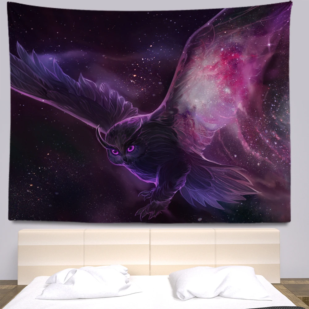 

Гобелен в стиле хиппи с изображением Льва, тигра, волка, Настенный декор, эстетичный комнатный декор, домашний декор в стиле бохо, гобелен на ...