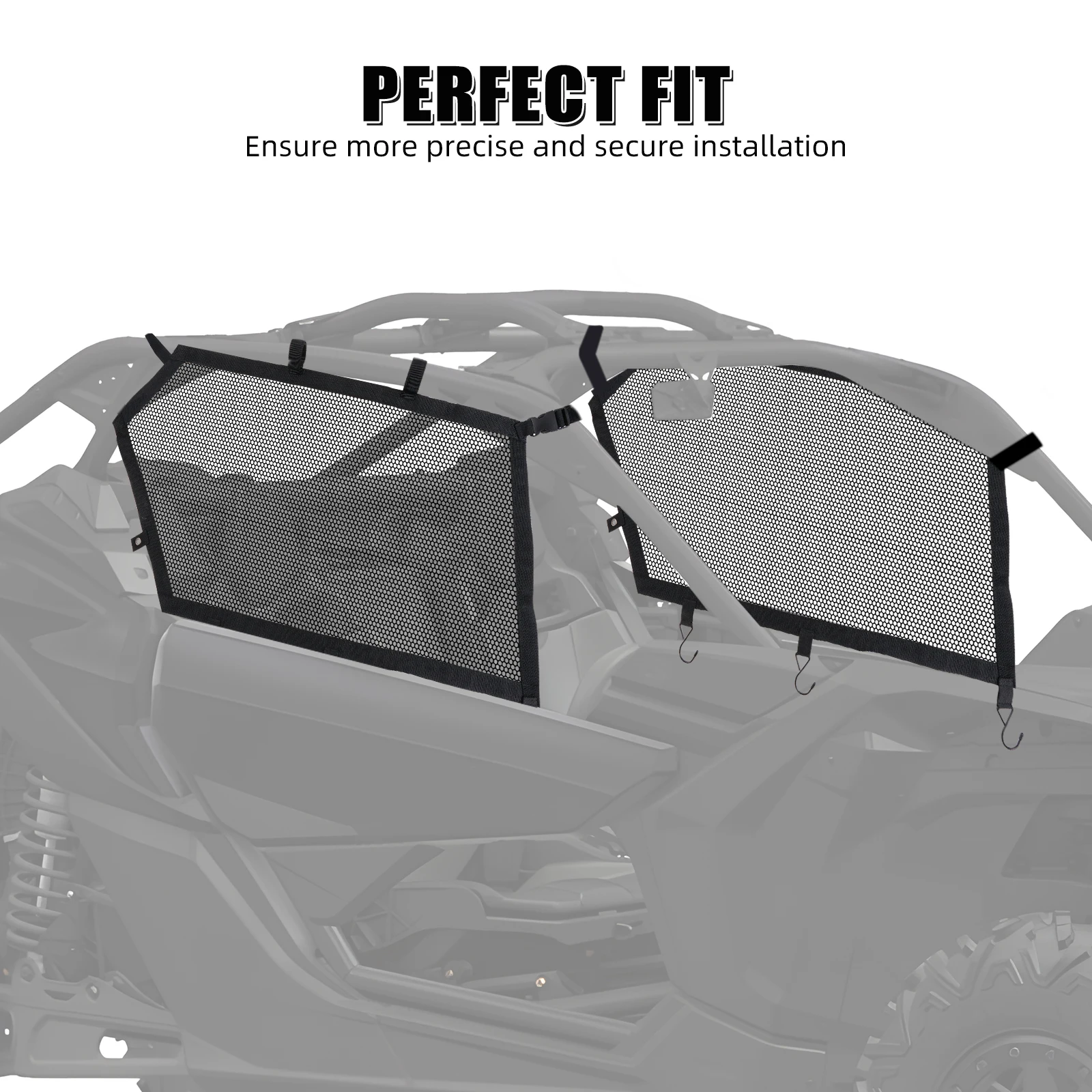 

NICECNC для Can-Am Maverick X3, оконная сетка UTV X3 R 4x4 XRS Max RR DS Turbo DPS 2017 2018 2019 2020 2021 2022