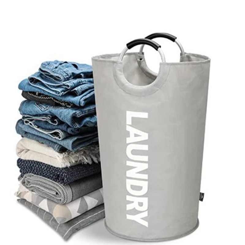 

Л, складная сумка для стирки, задняя, складная корзина для стирки (серая)