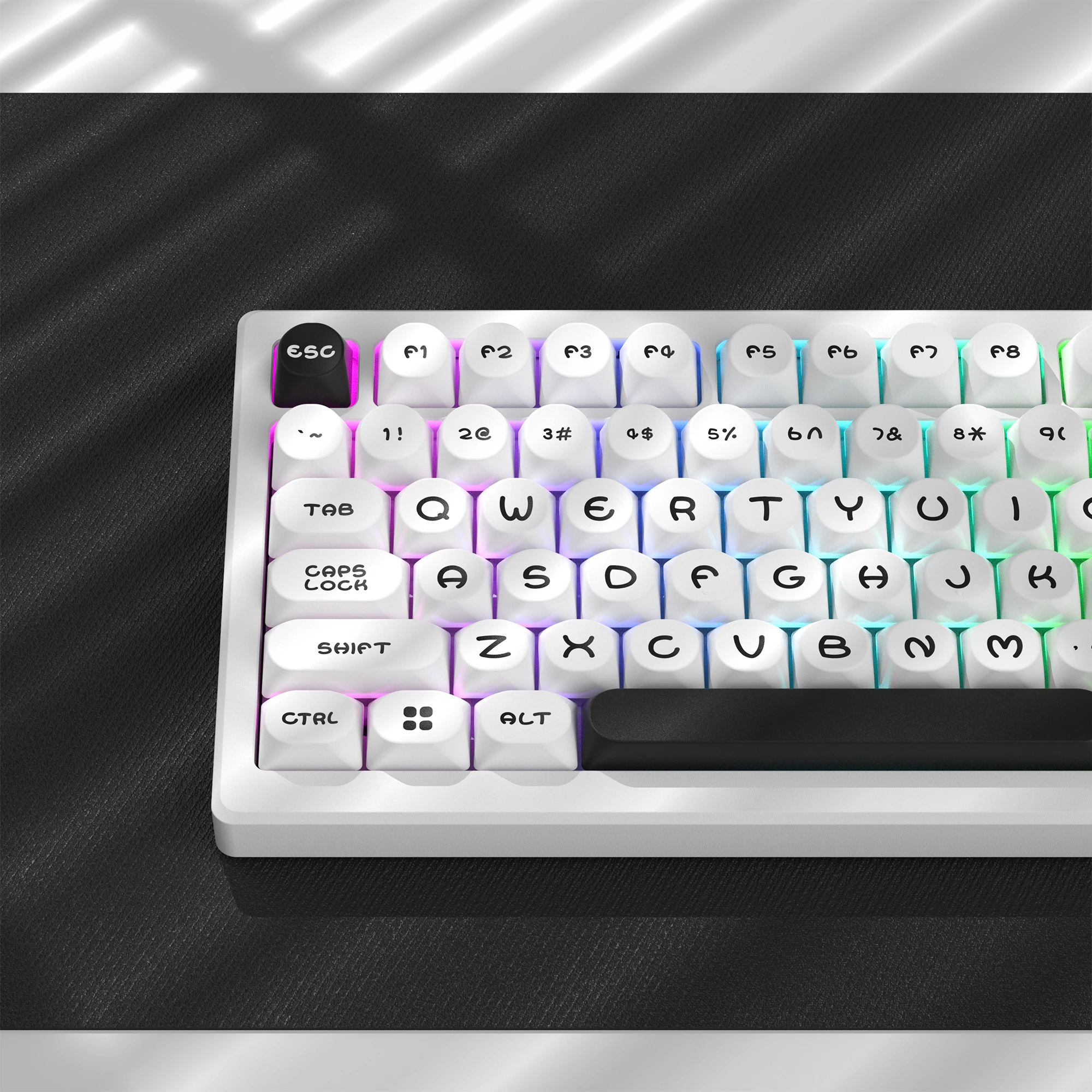 Клавиатура с бантом на 130 клавиш колпачки для MOA Profile Double Shot PBT колпачок Cherry Gateron MX