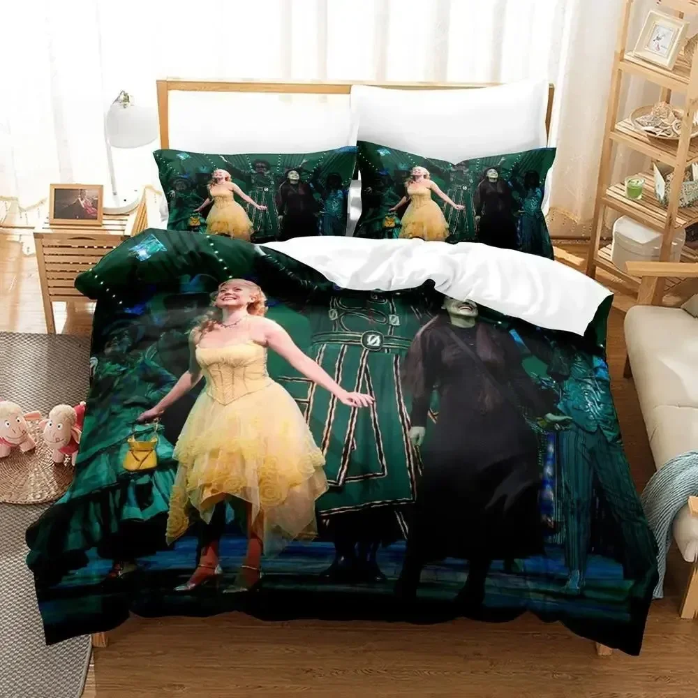 Wicked Musical Broadway Drama Комплект постельного белья Single Twin Full Queen King Size для взрослых и
