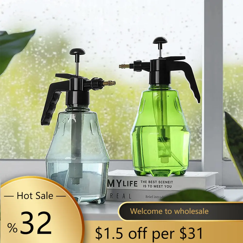

1.5L Hand Pressure Sprayer With Adjustable Nozzle Garden Chemical Water Hand Pump Sprayer Bottle For Misting House Plants