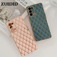 zuidid luxury electroplated phone case for samsung s22ultra s21ultra s22 plus s21 plus s22 s21 soft full camera protection cover