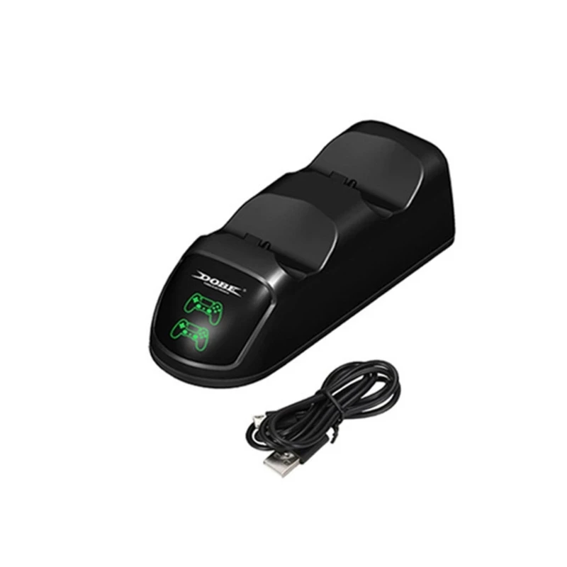 

Dual Charger with LED Indicat-For PS4/Slim/Pro Handle Charger Base Charging Dock Drop Shipping