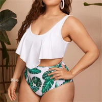 swimsuits large size bikini push up summer floral sexy swimwear plus size swimming suit for women swimsuit high waist bikini set