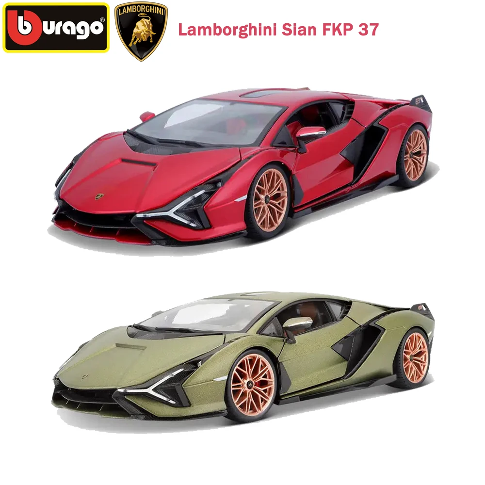 

Bburago 1:18 Lamborghini Sian FKP 37 Alloy Luxury Vehicle Diecast Cars Model Toy Collection Gift For Adults Children