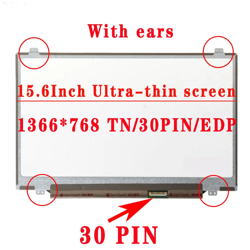 15 6-дюймовый ЖК-экран 1366X768 TN HD 30PINS EDP 60 Гц для Lenovo G50-45 G50-70 G50-80 Z50-45 Z50-70 Z50-80 Y50-45 Y50-70 Y50-80