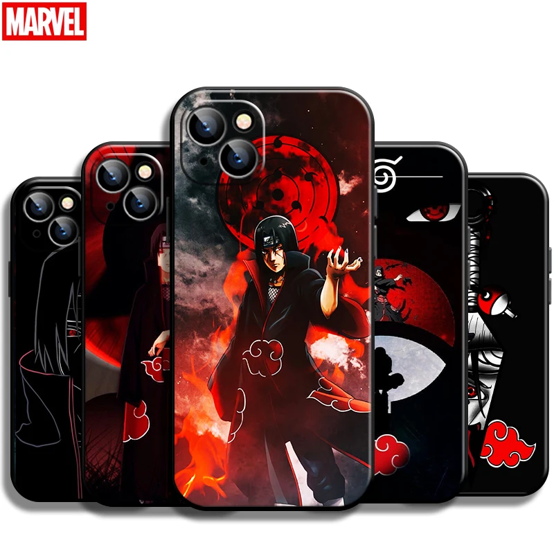 

Naruto Akatsuki Uchiha Itachi For Apple iPhone 13 12 11 Pro Max 12 13 Mini X XR XS Max SE 6 6S 7 8 Plus Phone Case Back Soft