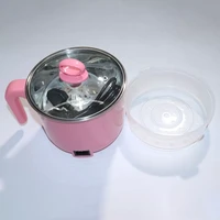 cute 1 8l 450w multifunction electric cooker stainless steel steamer hot pot noodles pots rice cooker steamed eggs pan soup pots
