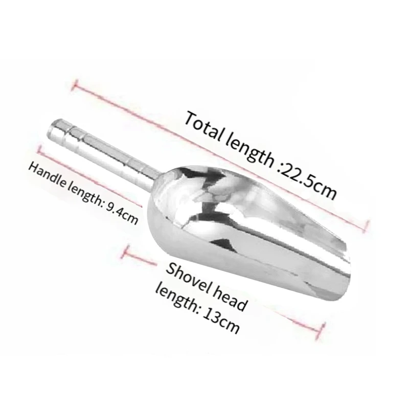 Совки для льда Квадратная лопата Лопата муки чая рисового магазина Нескользящая