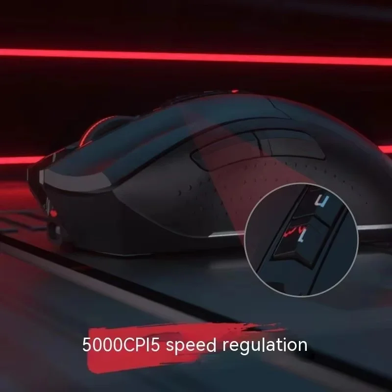 Фото A4TECH Bloody R90 Plus Rgb Light Беспроводная мышь с низкой задержкой Эргономичная игровая мышь Fps ПК Игры Аксессуары для ноутбуков Компьютерный офис №5