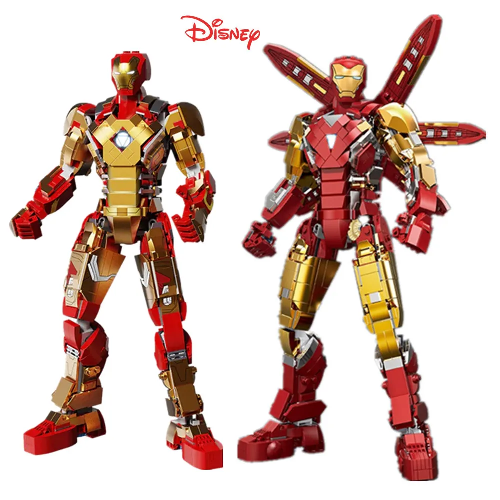 

Disney Ironman Marvel Heroes MK42 MARK 41 Avengers Figure Toy Movie Model Building Block Bricks Kids Toys Gift Boys