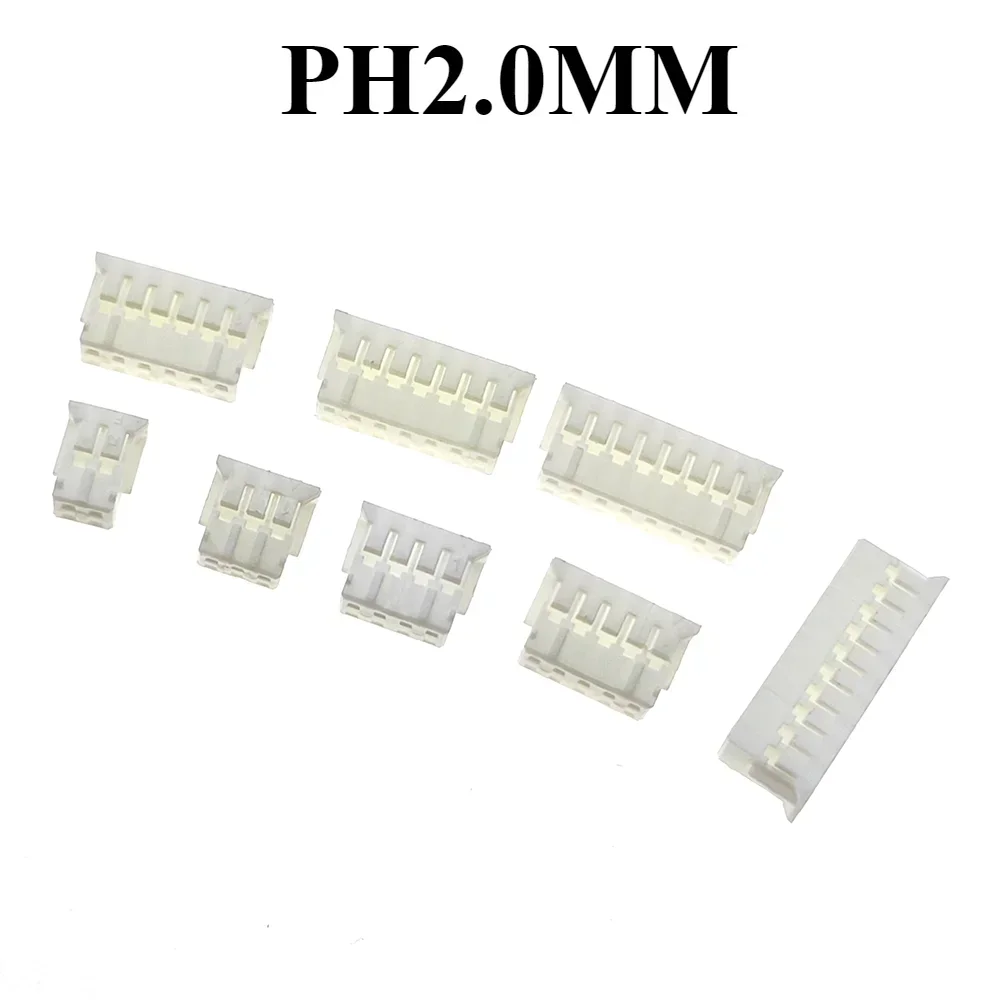 Фото 50pcs 1.0mm 1.25mm 1.5mm 2.0mm 2.54mm SH JST PH XH Housing Shell Connector 2/3/4/5/6/7/8/9/10P 1.0 1.25 2.0 2.54 Plastic Plugs №3