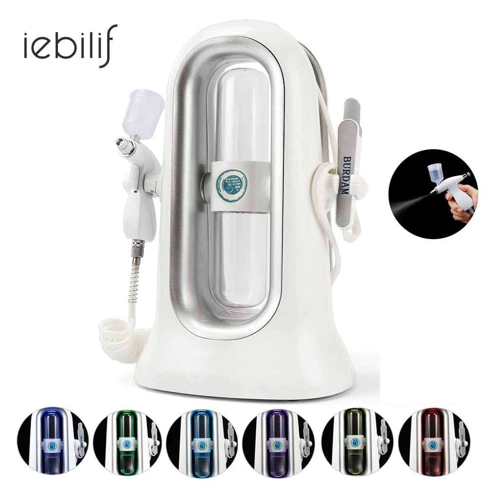 Double Head Oxygen Jet Peeling Clean Machine Micro Bubble Blackhead Removal Pore Cleaning Water Oxygen Therapy Facial Equipment