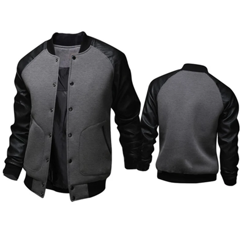 

2022 Men Jackets Autumn Winter Casual Fleece Coats Bomber Jacket Fashion Button Male Outwear Slim Fit High Quality Coat