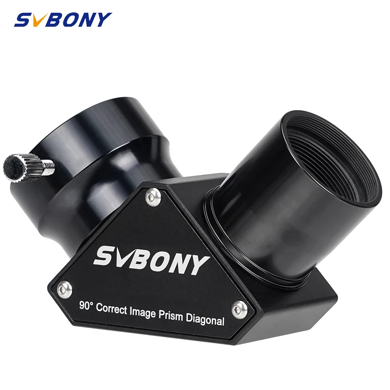 

SVBONY SV222 Erect Prism Diagonal 90 Degree 1.25-inch Anti Reflection Coating Metal for Refractor Telescope