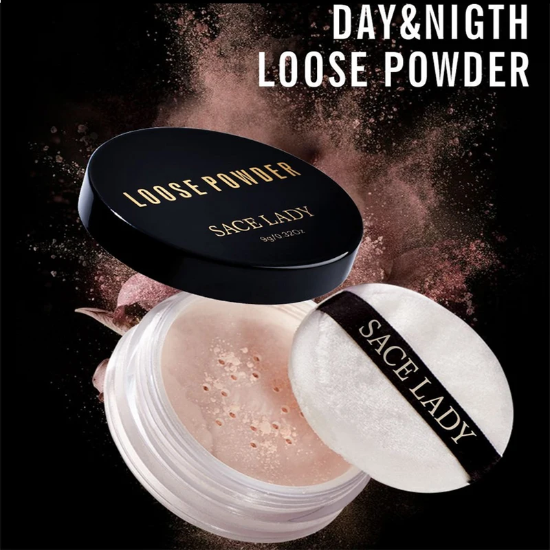 

3 Colors Smooth Loose Powder Waterproof Delicate Refreshing Skin Finish Oil Control Long Lasting Mineral Powder Face Makeup