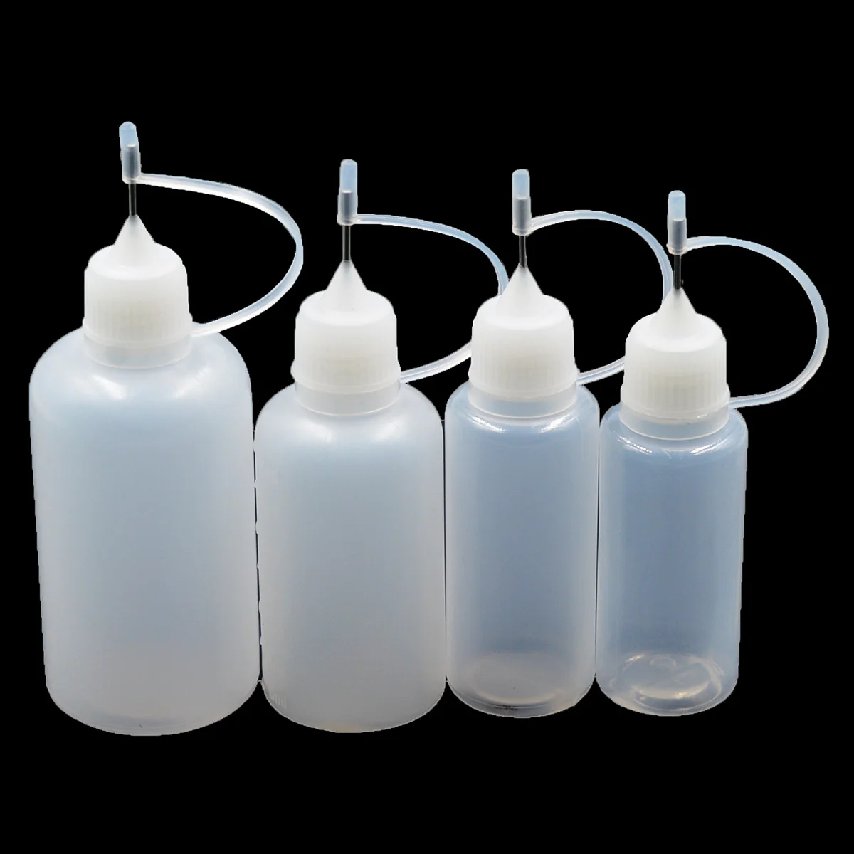 

5Pcs 15ml/20ml/30ml/50ml Plastic Dropper Bottle With Needle Tip Childproof Cap Squeezable Empty Liquid Bottle For Glue DIY Craft