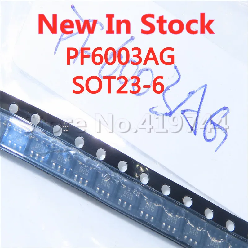 5 шт./лот PF6003AG SOT23-6 шелковой ширмы 6003A SMD чип управления питанием IC в наличии новый оригинальный IC