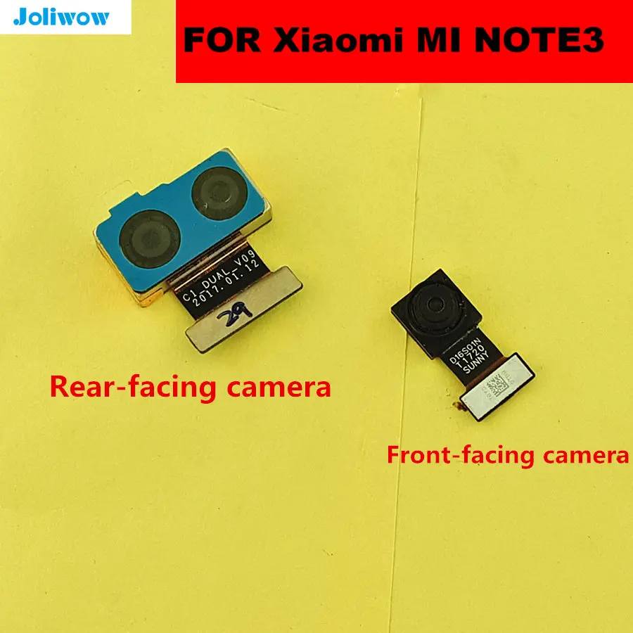 FOR xiaomi MI Note3 Front Rear camera Module Flex Cable Replacement Parts For Xiaomi Mi Note 3 Rear camera enlarge