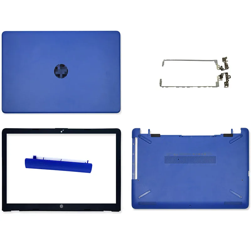 

NEW For HP 250 G6 255 G6 15-BS 15-BW 15Z-BW 15T-BS Series Laptop LCD Back Cover Front Bezel Bottom Case Hinges 924895-001 Blue