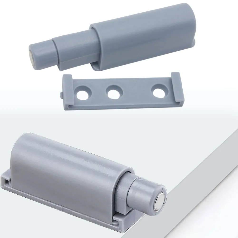 

Cabinet Catch Damper Buffer Easy To Install Good Sealing Effect Grey Metal Reduce The Noise Replace The Handle