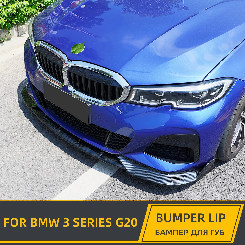 Для BMW 3 серии G20 передний бампер губа спойлер для подбородка сплиттер диффузор