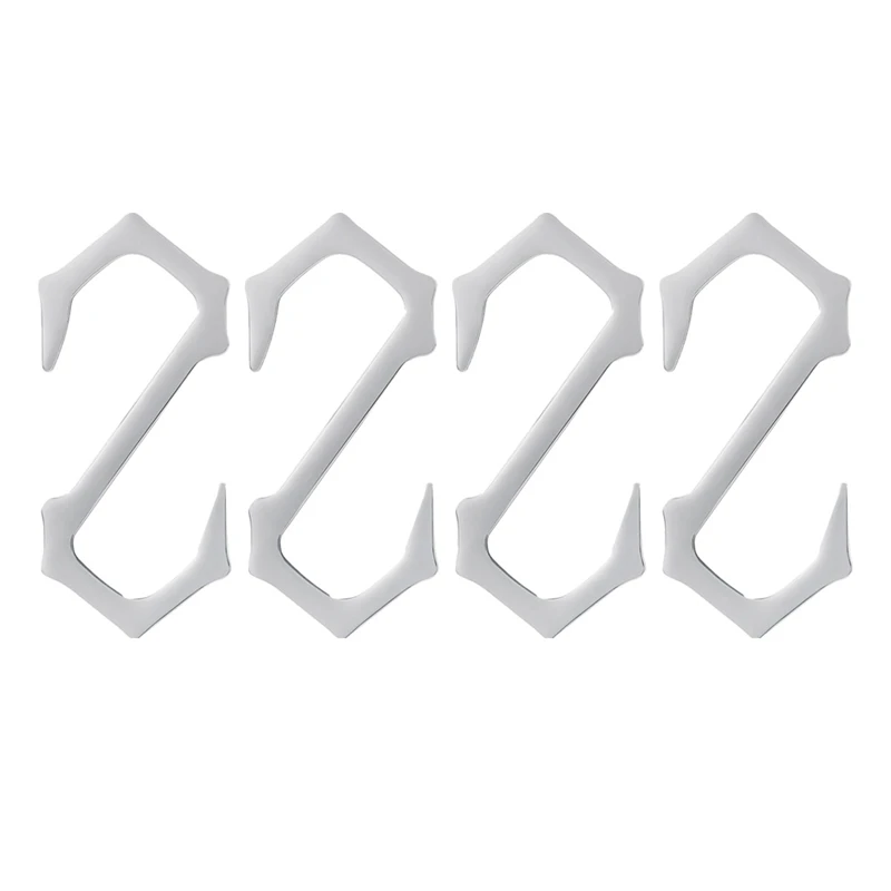 

Hanging Hook S-Shaped Outdoor Cookware Lamp Holder Hook For Camping Clothesline Storage Hanger