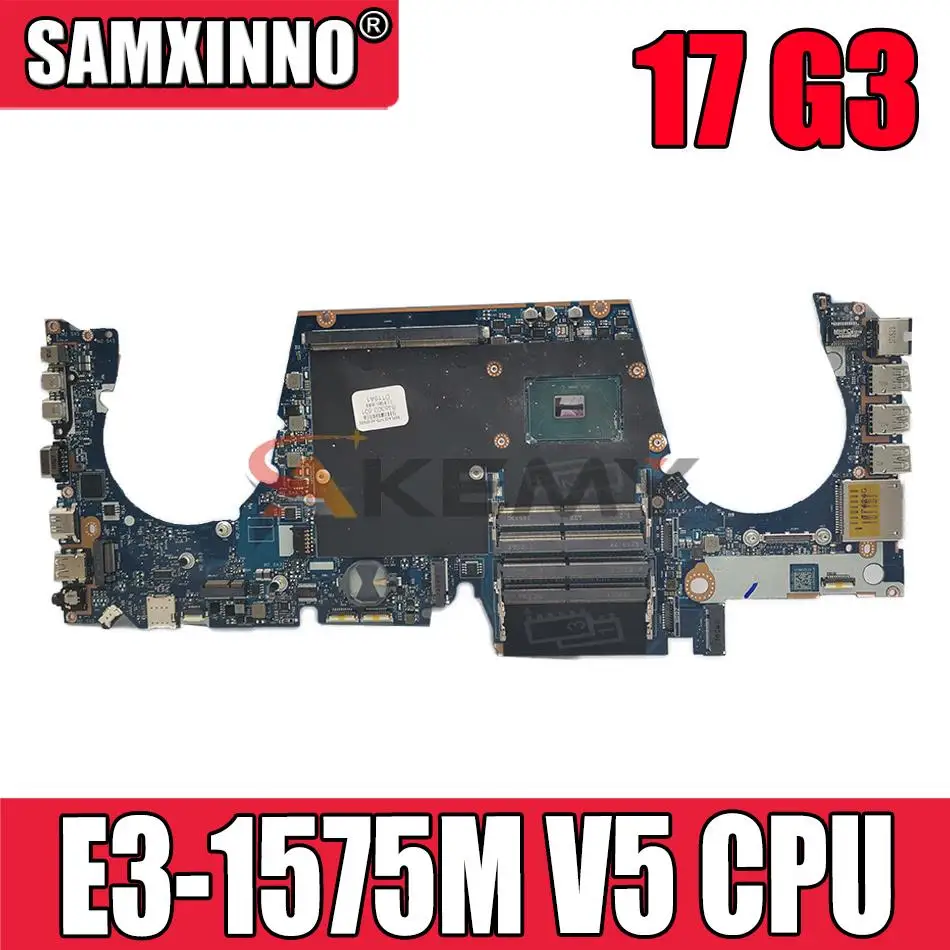 

High quality For HP ZBook 17 G3 Laptop motherboard 901564-001 APW70 LA-C391P With SR2QV E3-1575M V5 CPU 100% full Tested