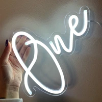 birthday custom made number one neon sign phrase led lights party wedding wall art home bar light personalized decor