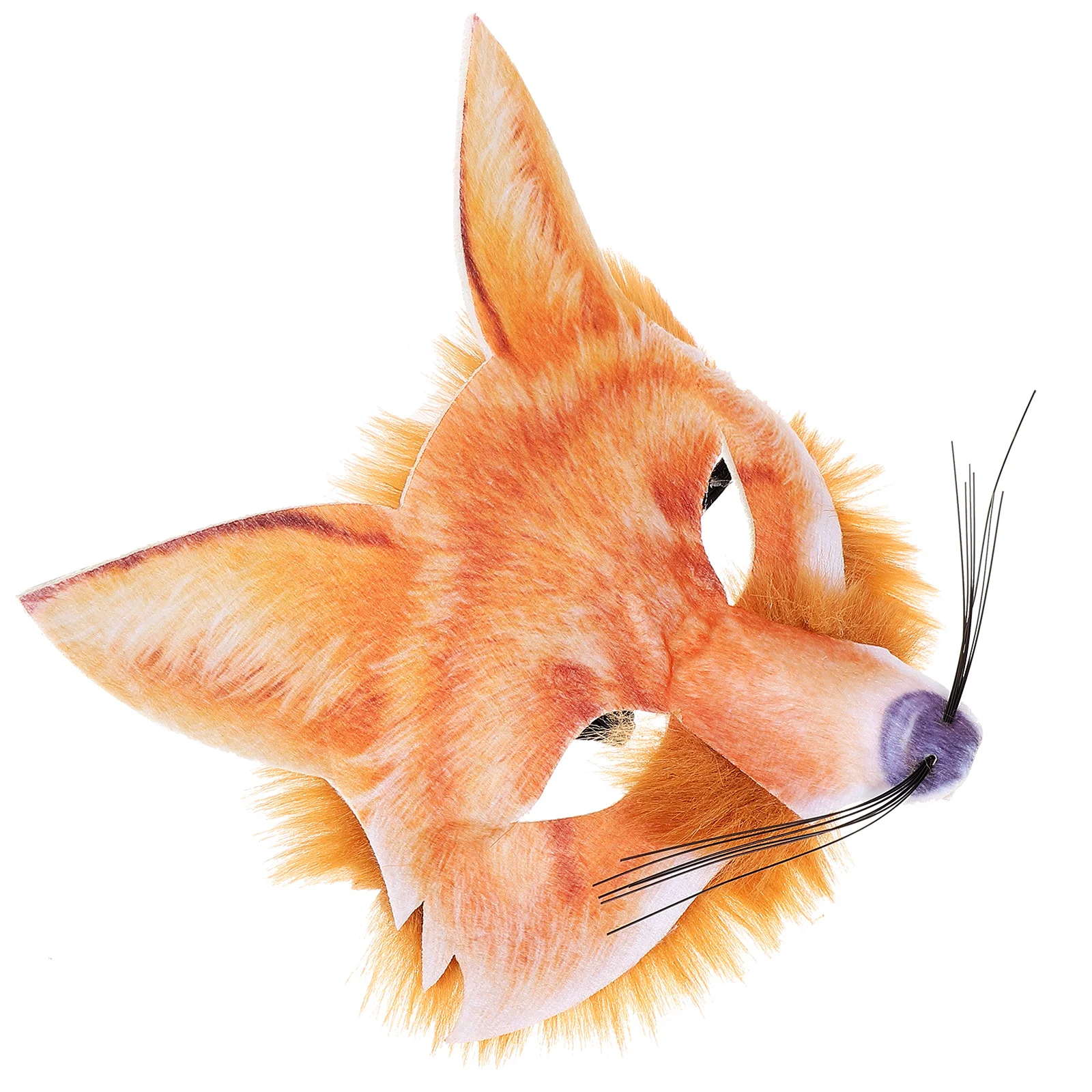 Светодиодный реквизит для украшения маскарада на Хэллоуин маска лисы половину