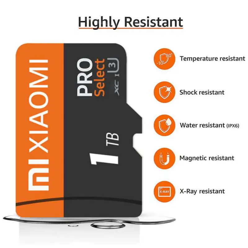 Высокоскоростная карта памяти Xiaomi U3 A2 512 ГБ класс 10