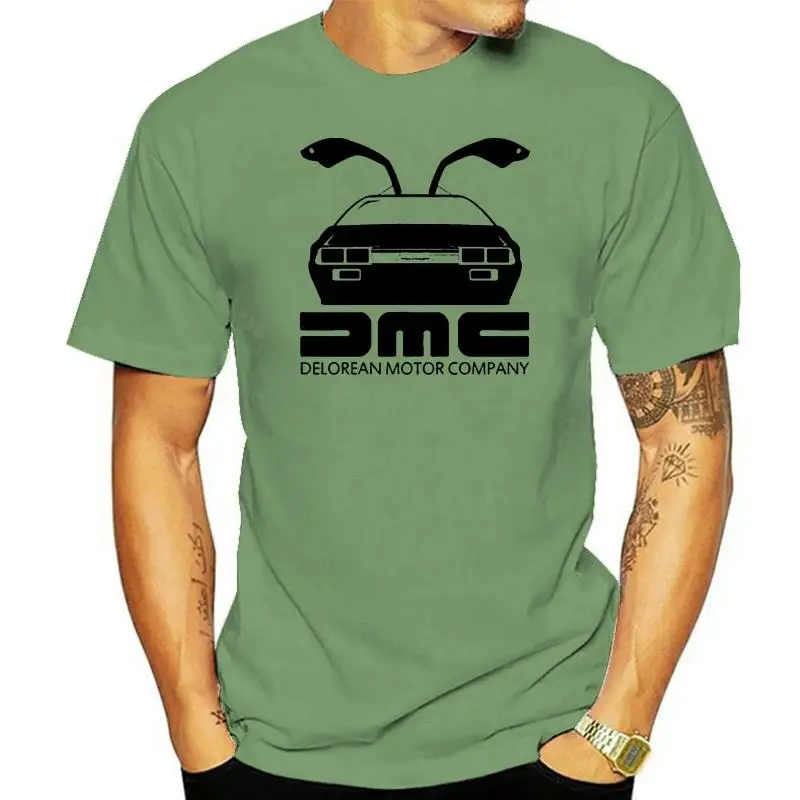 

Camiseta de Regreso al futuro para hombre, camisa inspirada en la película DeLorean DMC