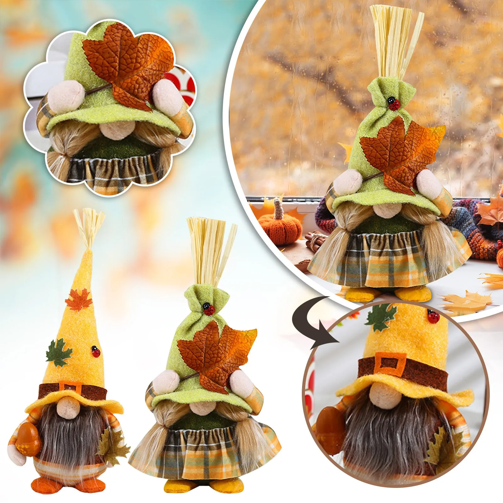 

Festival Dwarf Faceless Doll Creative Autumn Doll Doll Gift Ornaments Small Sculpture