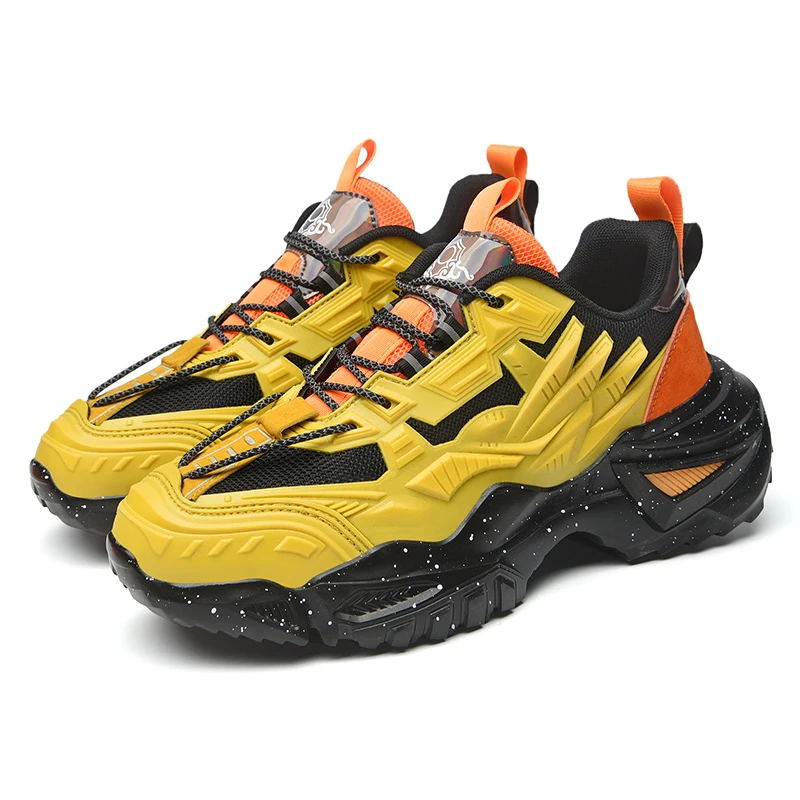 

2022 Men's Sneaker Thick Sole Running Men Shoes Outdoor Reflective Sports Man Footwear Breathable Training Jogging Athletic 9