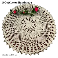 elegant lace cotton round table place mat cloth pad crochet placemat cup tea dish coaster mug doily wedding christmas kitchen