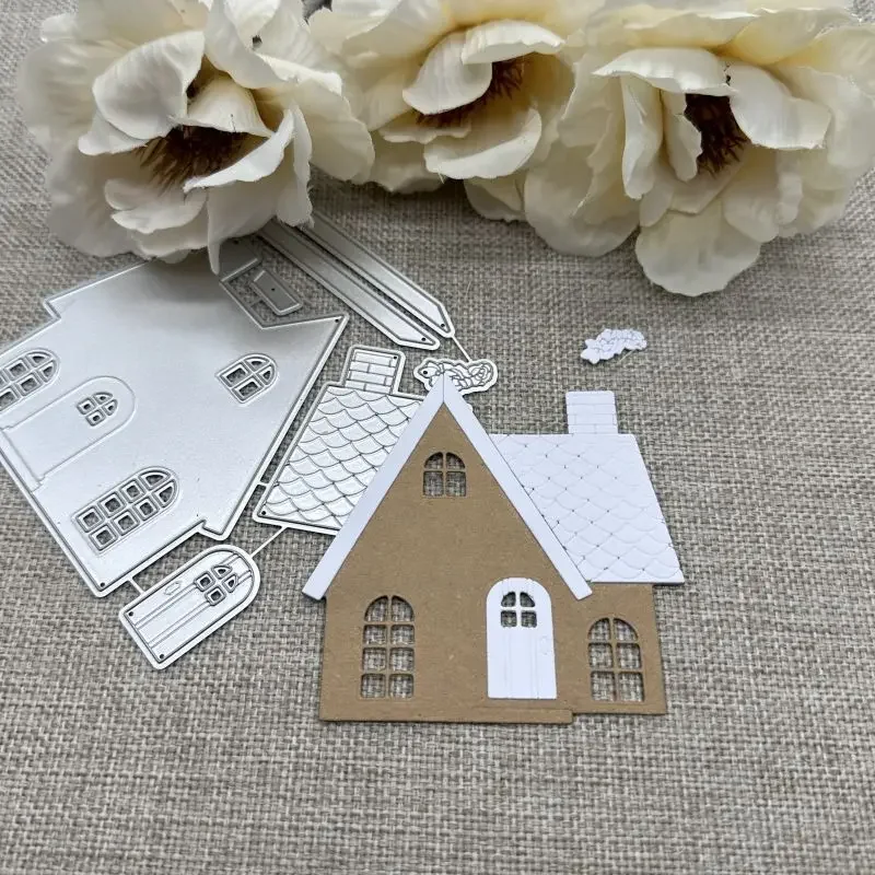 Цветочное украшение дома металлический трафарет для высечки сделай сам