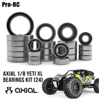 Fits 1/8 Axial Yeti XL Complete Rubber Sealed Bearings Kit (24 Pcs) Rc Car Parts