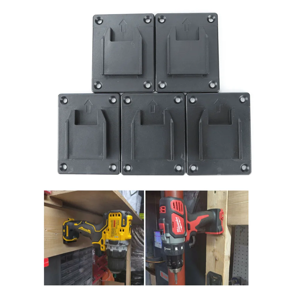 

5pcs/set Lithium Battery Holder Rack for Dewalt Milwaukee M18 18V 14.4V 20V Lithium Battery Machine Storage Rack