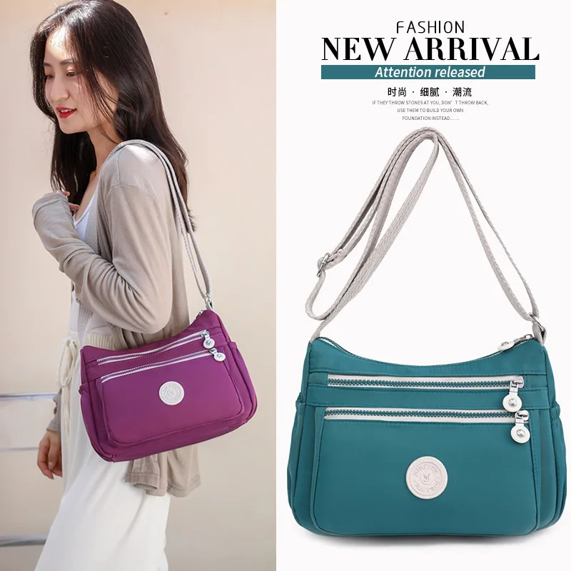

Women's Fashion Simplicity Oxford Soft Shoulder Bag Lady Light Casual Large-capacity Crossbody Bags Female High Quality Handbags
