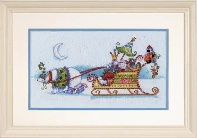 

Набор для вышивки крестиком DIM08864Home Fun, комплект для поздравления, вышивки крестиком, новый стиль, Joy Sunday