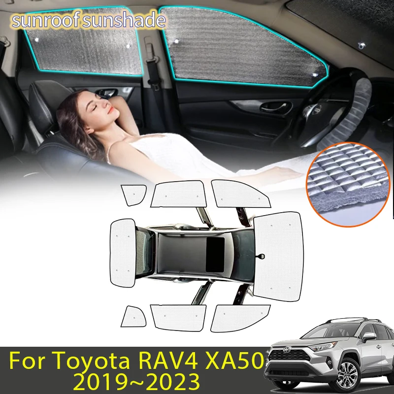 Автомобильные аксессуары для Toyota RAV4 XA50 2019 2020 2021 2022 солнцезащитный козырек