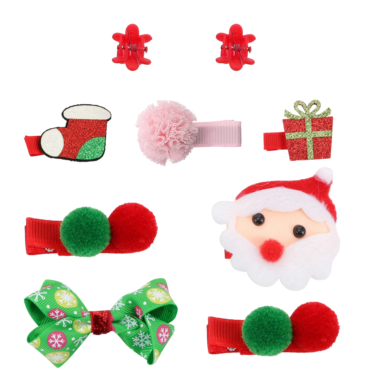 

9 шт., новогодние заколки для волос