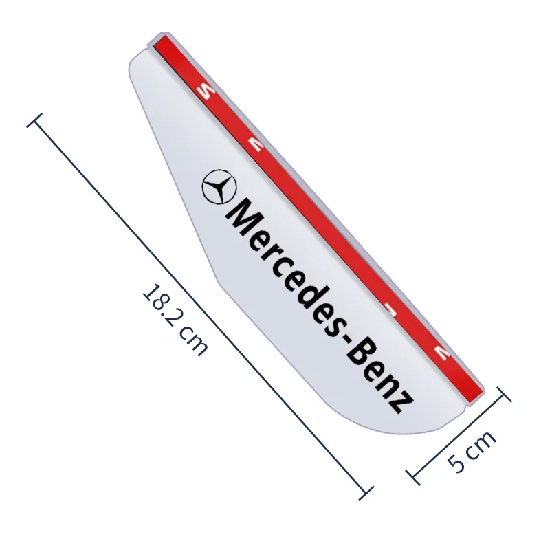 2x автомобильное зеркало заднего вида дождевик для бровей защита от дождя